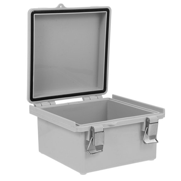 OFFIGAM Electrical Junction Boxes Grey ABS Splashproof Maintenance and Cleaning Friendly Outdoor Environments 1Set