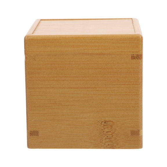 OFFIGAM Elegant Multiuse Wooden Tea Box Organizer with Smooth Sliding Lid and Design