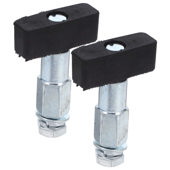 OFFIGAM 2Pcs Black Elevator Door Slider Floor Guide High Precision Low Noise Heavy Duty