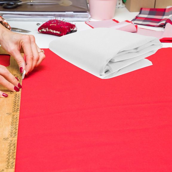 OFFIGAM Embroidery Backing Embroidery Fabric White 1Pack Fusible Interlining For Sewing