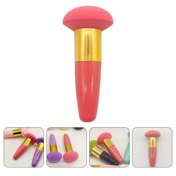 OFFIGAM Makeup Blending Sponges with Plastic Handle for Smooth and Even Foundation Application