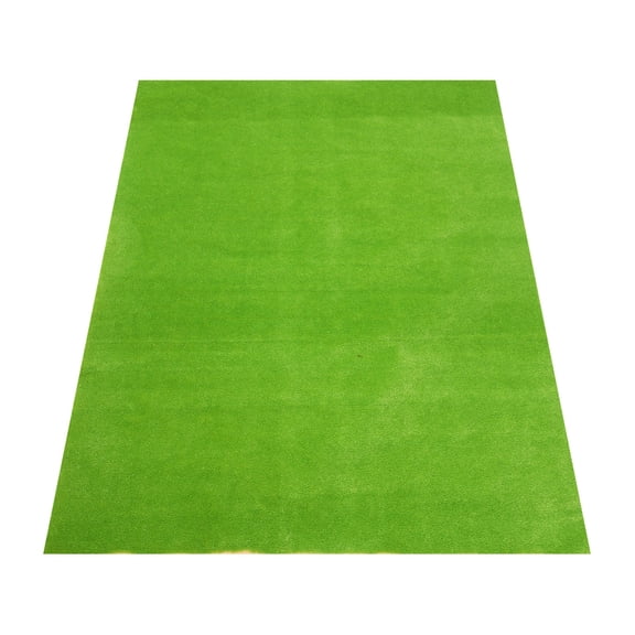 OFFIGAM Realistic Artificial Grass Mat Light Green Nylon-Plastic for Model Making, Decoration, Crafts and Projects