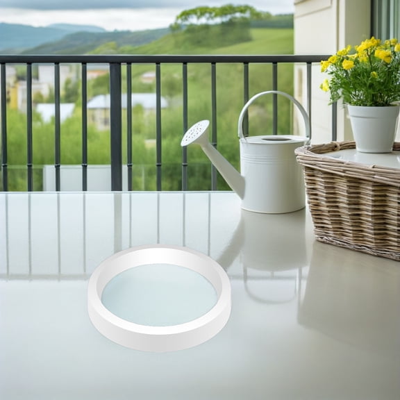 OFFIGAM White Floating Aquarium Fish Feeding Plant Barrier for Pond Water Clarity and Fish Feeding Control