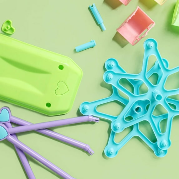 OFFIGAM Bird Playground Parrot Foraging Toy with Plastic Beak Cleaner for Playtime and Enrichment 1 Set