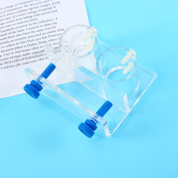 OFFIGAM Fish Tank Pipe Acrylic Double End Fixed Support 1Pack