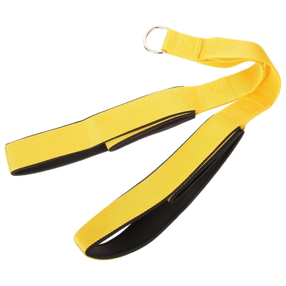 OFFIGAM Yellow Fitness Pull Rope with Ergonomic Grip for Tricep and Bicep Strength Training Exercise Accessory