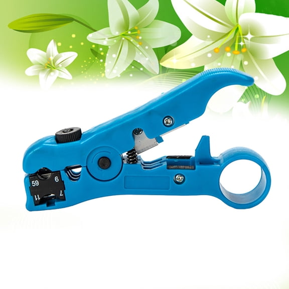 OFFIGAM Fitting Wire Stripper Blue for Cable Install Use Professional Maintenance Tool