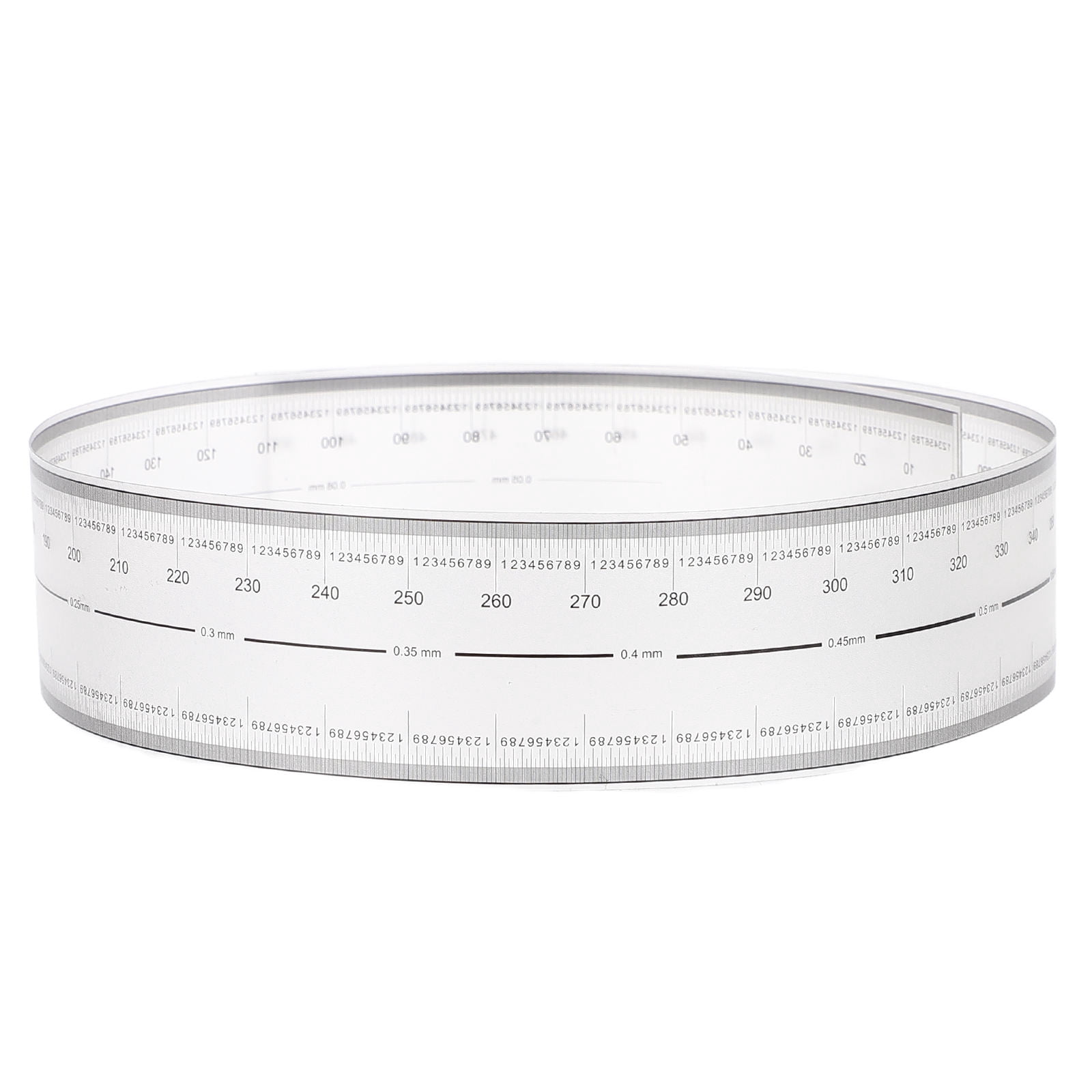 Lexan Ruler OFFIGAM Flexible Clear Acrylic Ruler with Dual Unit Markings for ...