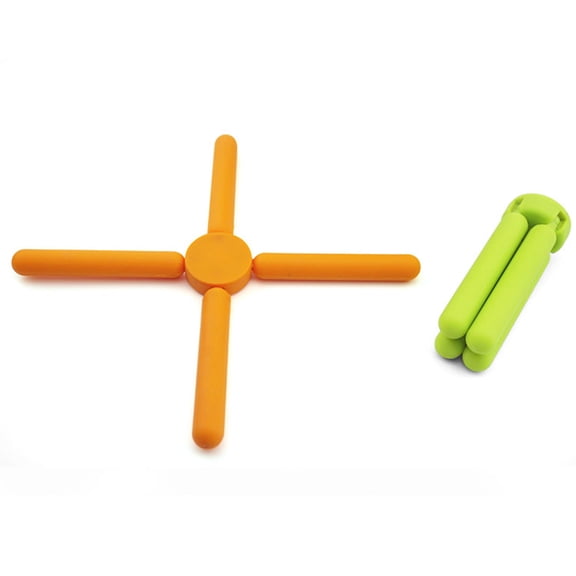 OFFIGAM Flexible Green Silicone Placemat for Kitchen Use with Multiuse Cell Phone Mount Feature