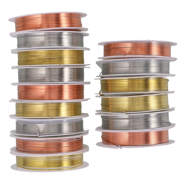 OFFIGAM Flexible Tarnish Proof Copper Wire for Jewelry and Creative DIY Beading