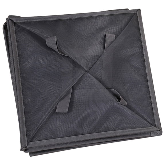 OFFIGAM Foldable Grey Mesh Laundry Basket Portable Hamper for Dirty Clothes, Lightweight and Space-Saving, 1 Piece