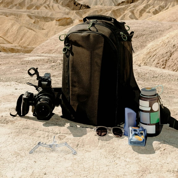 OFFIGAM Folding Propane Tank Mount Holder Durable Stainless Steel for Camping Stoves Grills Silver