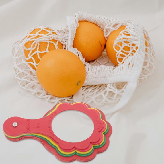 OFFIGAM Plastic Fruit Diameter Measuring Tool Ruler for Accurate Fruit Size Measurement Kitchen Gadget