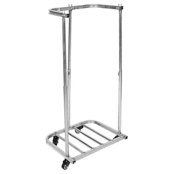 OFFIGAM Portable Metal Trash Bag Holder for Outdoor Use with Easy Loading and Stable Frame