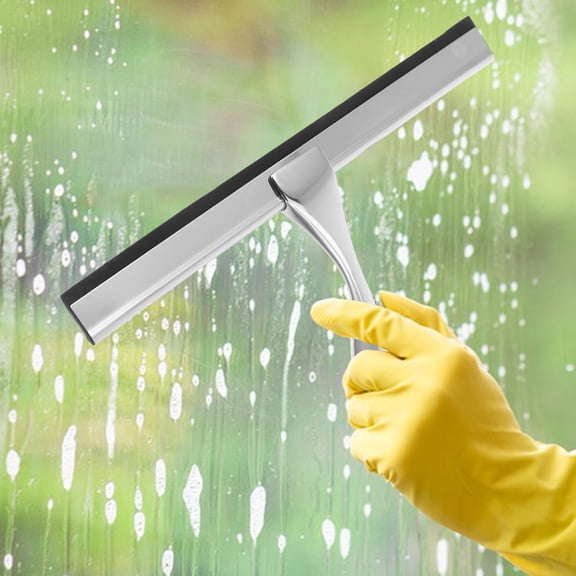 OFFIGAM Glass Mirror and Countertop Wiper Cleaning Tool for Bathroom and Shower - Easy to Use - 1 Set