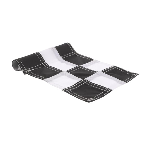 OFFIGAM Golf Course Flags Checkered Design Uv Resistant Nylon for Stable Putting Practice