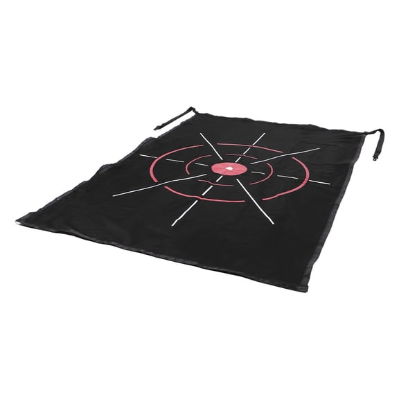OFFIGAM Silent Golf Hitting Cloth, Black Polyester Golf Practice Impact Screen for Indoor and Outdoor Training Aid