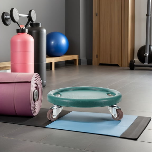 OFFIGAM Green Abdominal Trainer Machine for Gym Multifunctional Ab Roller with Noise Reducing Design