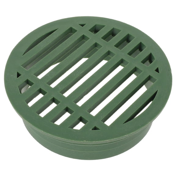 OFFIGAM Plastic Garden Drain Cover Green Round Grate for Yard Lawn and Planter Drain