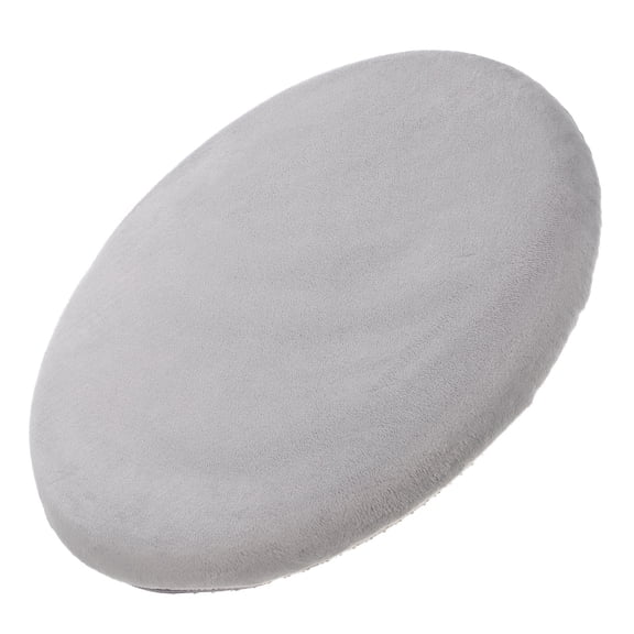 OFFIGAM Grey Round Chair Seat Top Cushion Memory Foam for Seating Stool Replacement