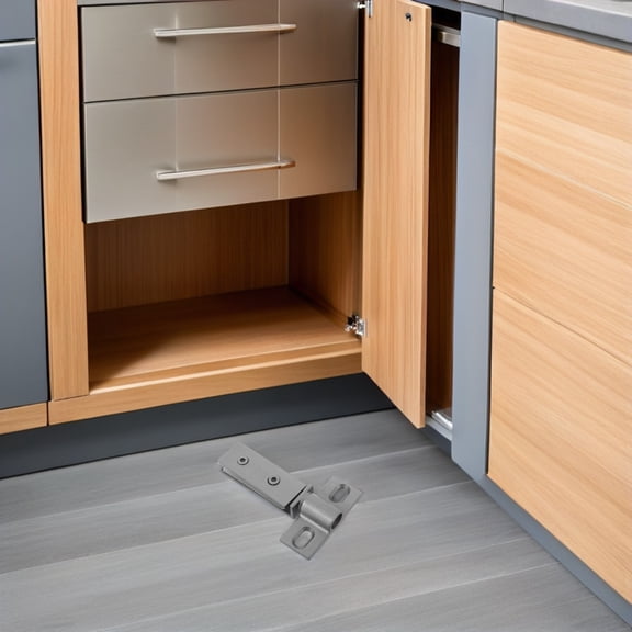 OFFIGAM Heavy Duty Stainless Steel Glass Door Pivot Hinge in Grey for Smooth of Bathroom Shower Doors