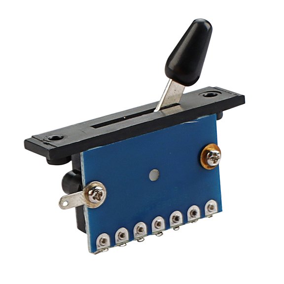 OFFIGAM Heavy Duty Metal 5 Way Guitar Pickup Selector Switch Enhances Guitar Sound Performance