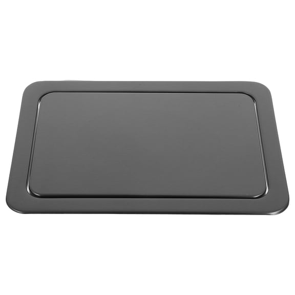OFFIGAM Stainless Steel Hidden Waste Bin Cover, Space-Saving Design for Homeowners and Commercial Use, 1 Piece