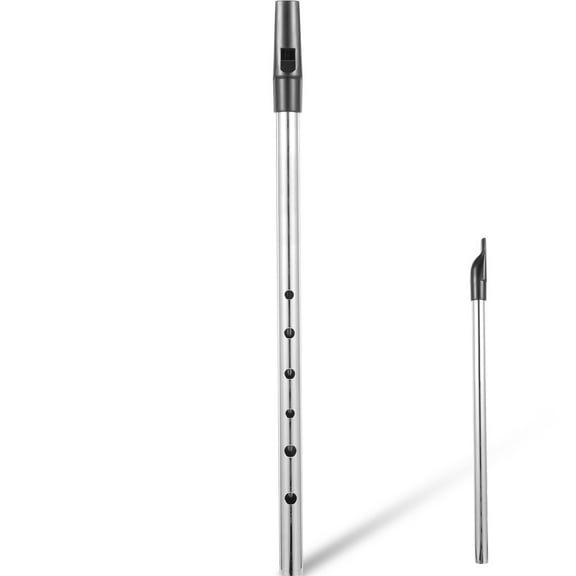 OFFIGAM High Pitch Flute Silver Copper Beginner-Friendly for Stage Performances 1Pack