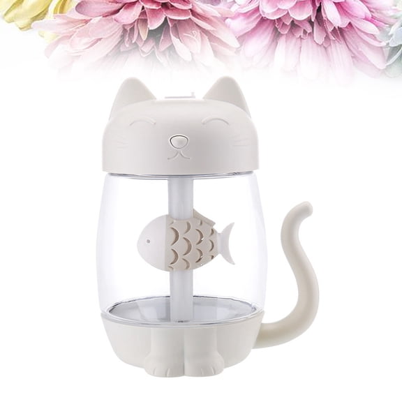 OFFIGAM Portable White Diffuser for Home and Car Use, Aromatherapy Humidifier, 1 Piece