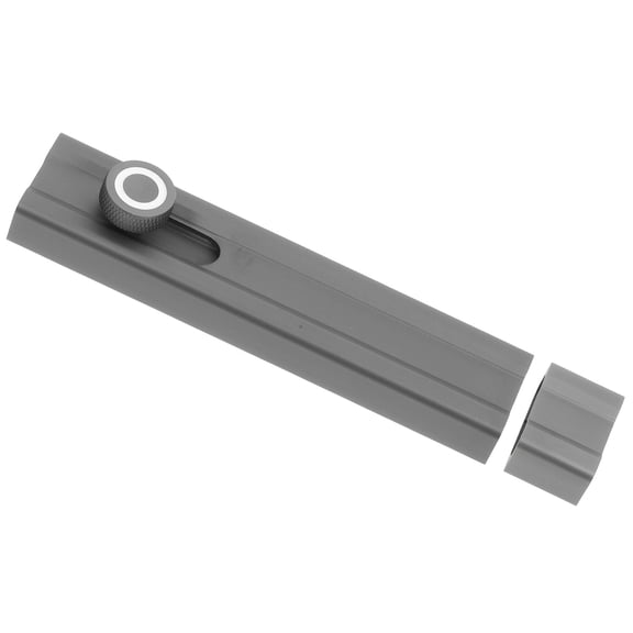 OFFIGAM No Drill Grey Adhesive Door Bolt with Reinforced Security and Night Glow