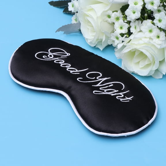 OFFIGAM Imitation Silk Eye for Comfortable Sleep and Relaxation at Home or Party, 1 Piece