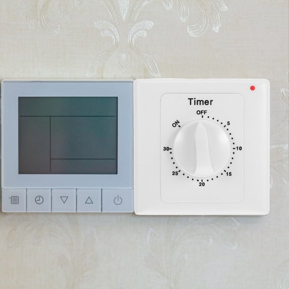 OFFIGAM Indoor Wall Timer Switch for Fans Heaters and Pumps with Easy Installation