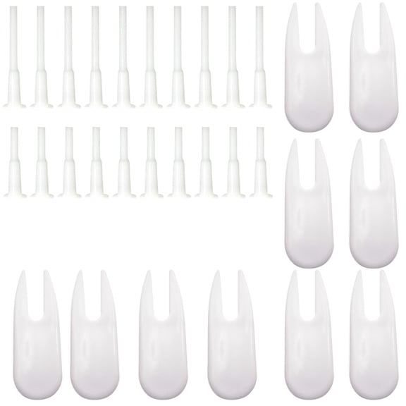 OFFIGAM White Plastic Inflatable Ball Accessories Set of 1 Air Blocking Tools for Exercise Use