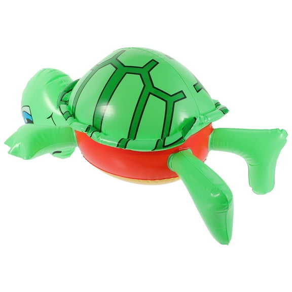 OFFIGAM Inflatable Turtle Balloon Party Decoration Green PVC Reusable Easy to Inflate for Beach Pool Outdoor Fun