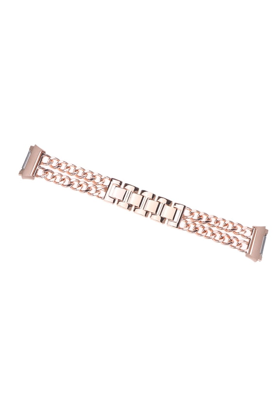 Ionic Watchband in Golden Double Row Chain Design for Smart Watch Use