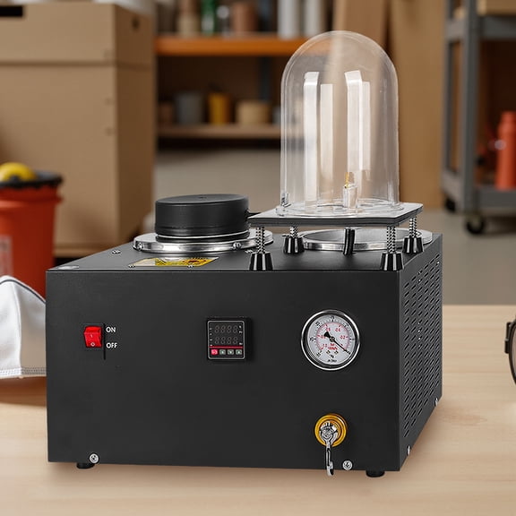 OFFIGAM Compact Clear Acrylic Dome for Vacuum Casting Machine Replacement