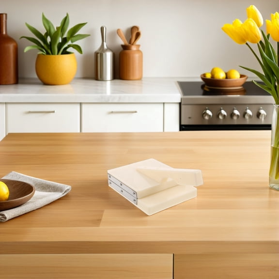 OFFIGAM Kitchen Dumpling Skin Press Mold with Sturdy ABS and Stainless Steel for Uniform Wrappers