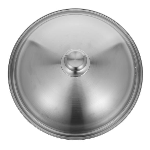OFFIGAM Kitchen Stainless Steel Pan Lid with Handle for Protection on Wok and Saucepan