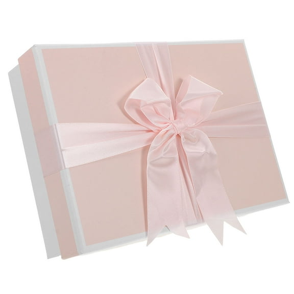 OFFIGAM Kraft Paper Party Box Elegant Cardboard Present Box for Women, 1 Piece, and Stylish Packaging