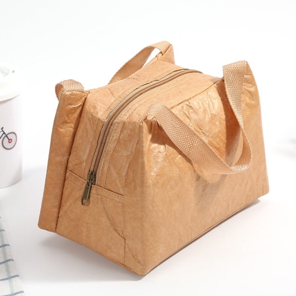 OFFIGAM Insulated Bags for Outdoor Picnic Kraft Paper 1Pack