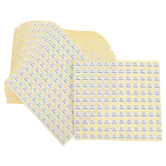 OFFIGAM Sticky Labels Quality Control Labels White Copper Paper 19800 Pieces