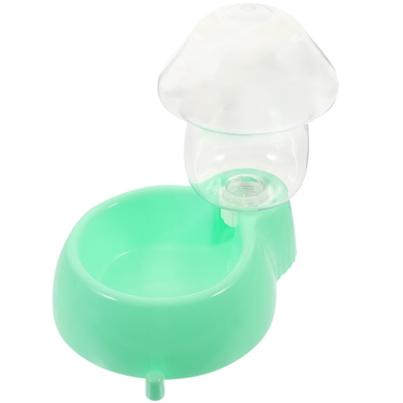 OFFIGAM 2.5L Large Capacity Automatic Pet Water Dispenser in Green Plastic with Easy Cleaning and Clear Water Level Indicator