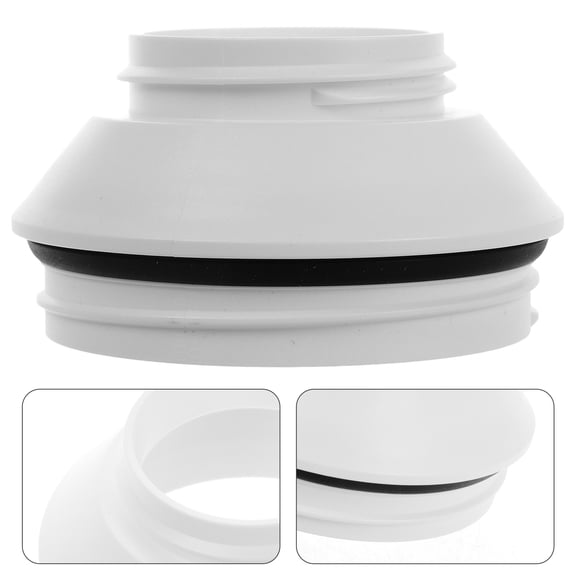 OFFIGAM Leakproof Design Hydration Bottle Adapter Bottle Adapter White Plastic Compatibility 1Set Back to School