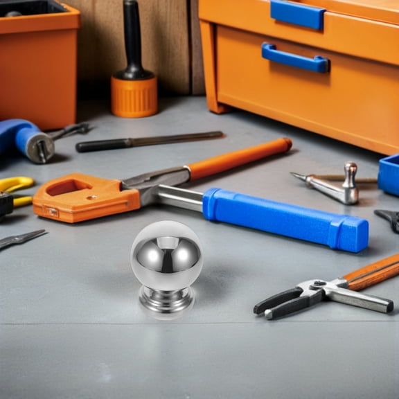 OFFIGAM Round Stainless Steel Handrail End Cap with Smooth Finish for Indoor and Outdoor Use