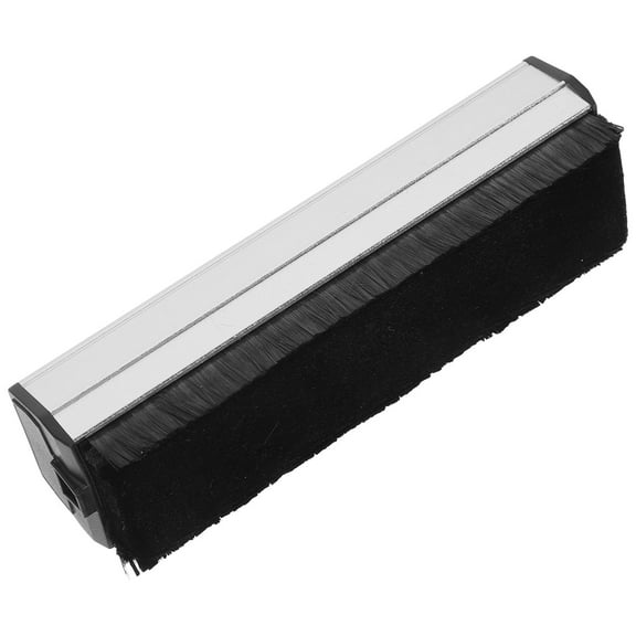 OFFIGAM Black Vinyl Record Cleaning Brush for Home Use - Effectively Removes Dust, Dirt, and Debris from Records