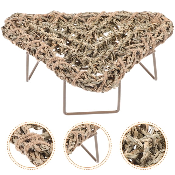 OFFIGAM Indoor Habitat Reptile Lounger Bed Light Brown 1Pack