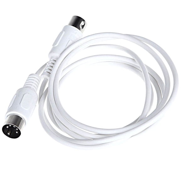 OFFIGAM Electronic Keyboard Converter White High Stability Cable for Music Playing and Computer Link