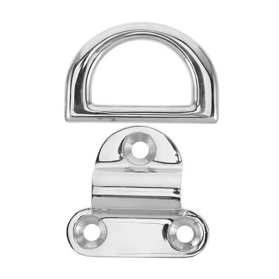 OFFIGAM Marine D- Tie Down Hardware for Boats, Finish, & Professional, 1 Set for Secure Boat Accessories