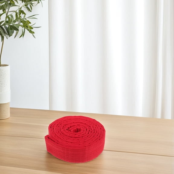 OFFIGAM Martial Arts Red Training Belt Offers Durable Waist Support for Taekwondo Practice