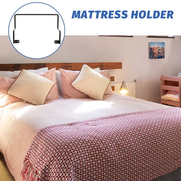 OFFIGAM Mattress Slide Stopper Bar for Home with Iron Bracket and Quick Installation Design